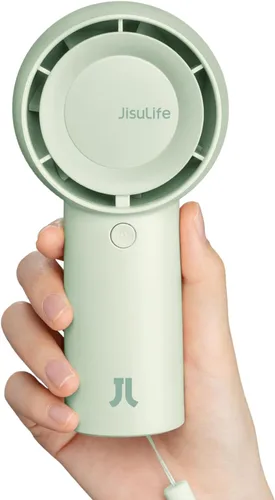 Vista 11 de JISULIFE - Ventilador de bolsillo turbo portátil portátil recargable Negro