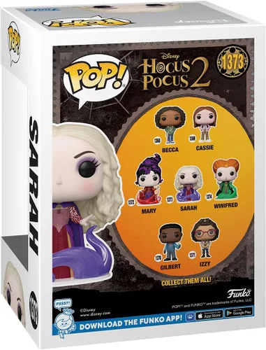 Vista 3 de Funko Pop! Disney: Disney Hocus Pocus 2- Sarah Sanderson - Figura de vinilo coleccionable - Idea de regalo - Producto oficial - para niños y adultos