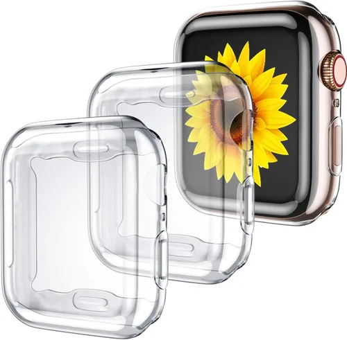 Vista 15 de GEAK - Juego de 3 fundas protectoras TPU compatibles con Apple Watch Series 11 10, protector de pantalla de 1.65 pulgadas, funda protectora completa
