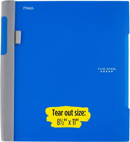 Vista 8 de Five Star Advance Cuaderno en espiral, 1 materia, papel a rayas, 100 hojas