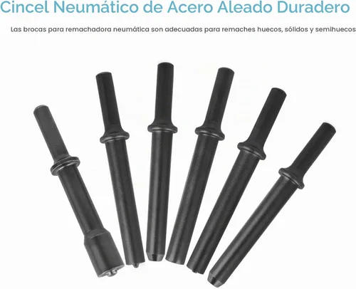 Vista 5 de Kit de herramientas de martillo de remache neumático, herramientas