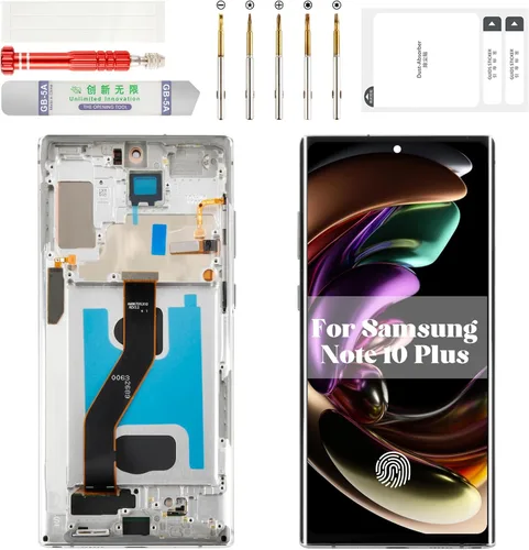 Vista 6 de OLED para Samsung Note 10 Plus Reemplazo de pantalla 0.14 oz para Samsung Galaxy Note 10 Plus 0.18 oz LCD Digitalizador Pantalla táctil para Samsung