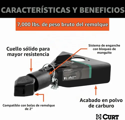 Vista 3 de Acoplador de armazón 25217 de Curt