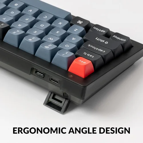 Vista 7 de Keychron V2 - Pomo de teclado mecánico personalizado con cable 65 de diseño QMKVIA programable con interruptor de teclado intercambiable en caliente