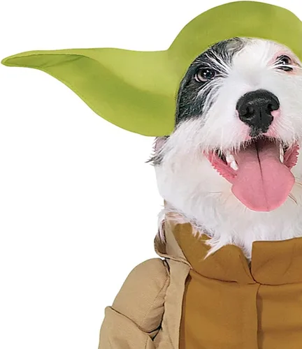 Vista 2 de Disfraz Rubies, traje para mascota de Star Wars, Yoda con brazos, S, Como se muestra