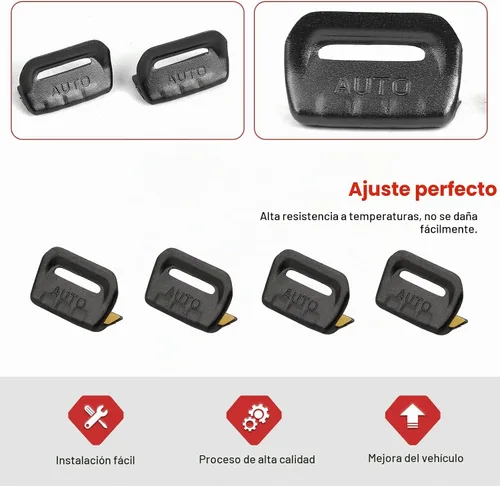 Vista 4 de Jimen Cubierta de botón de ventana para JL/JT, paquete de 4 cubiertas para interruptor de ventana trim accesorios interiores compatibles con Jeep