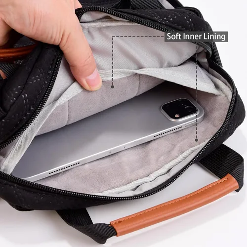 Vista 5 de Funda acolchada para tablet de 9 a 11 pulgadas, funda de viaje acolchada para iPad Pro de 11 pulgadas (M4), iPad 10.9 (10.9 generación), iPad Air
