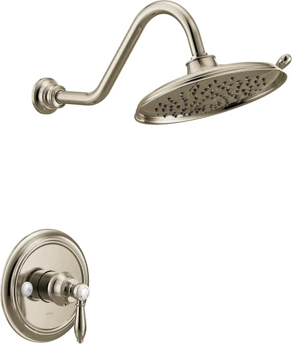 Vista 11 de Moen UTS33102BG Weymouth M-CORE 3-Series - Kit de molduras de ducha con 1 mango, requiere válvula, oro cepillado