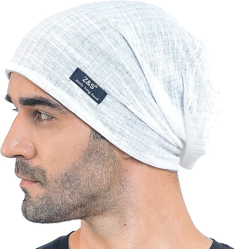 Vista 2 de Hombres Slouch Hollow Beanie Thin Summer Cap Skullcap B018h