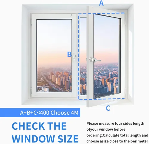 Vista 4 de FSEN Kit de sellado portátil para ventana de CA, barrera de ventana de alta resistencia con orificio ajustable, impermeable sin taladros y ajuste