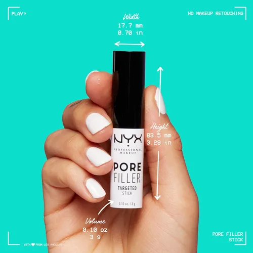 Vista 6 de NYX PROFESSIONAL MAKEUP Palo de imprimación dirigido para relleno de poros, imprimación difuminadora