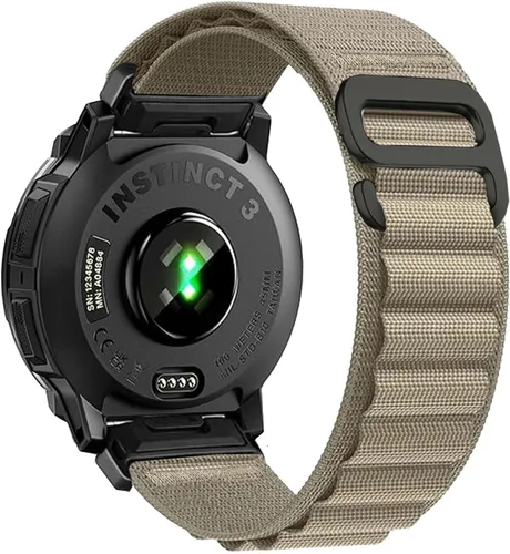 Vista 9 de for Garmin Instinct 3 45mm Watch Band, Soft Nylon Watch Band for Instinct 2 Solar/Instinct Watch Bands, Replacement Strap for Instinct