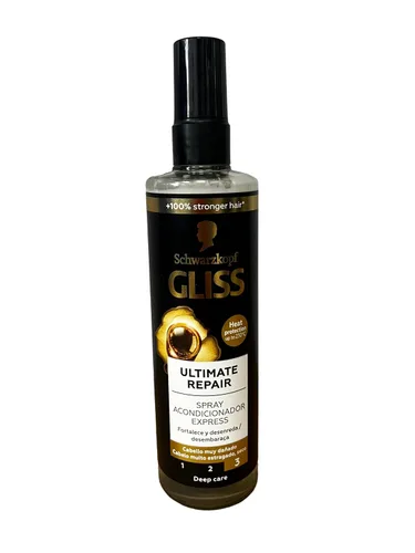 Vista 2 de Gliss Ultimate Express Repair acondicionador para el cabello, 6.8 onzas, (paquete de 2)