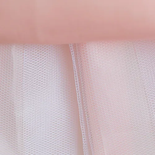 Vista 6 de NNJXD Vestido de princesa con lazo y lentejuelas para bebé niña