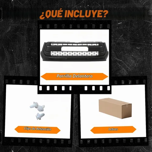 Vista 6 de Conjunto de parrilla delantera compatible con Tundra 2ª generación 2014-2021, parrilla de ABS estilo TRD sin luz para modificación personal/taller