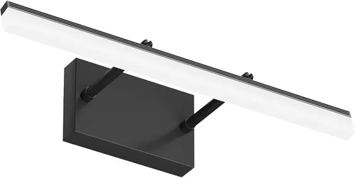 Vista 10 de Aipsun Luces LED de tocador de 15.7 pulgadas ajustables para baño, lámpara de pared para baño, accesorio de iluminación sobre espejo cromado moderno