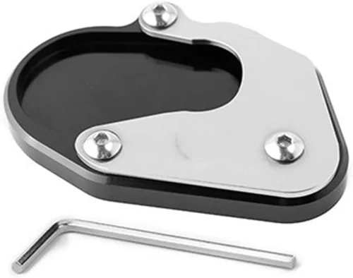 Vista 2 de Kickstand Enlarger Plate Motorcycle CNC Kickstand Foot Plate Side Stand Extension Pad Enlarge Extension For B&MW F750GS F850GS F750 F850 For GS F 1