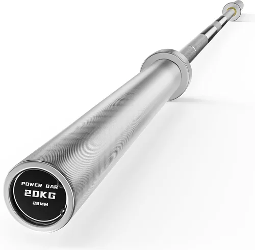 Vista 12 de Olympic Barbell, 4ft, 5ft, 6ft & 7ft Weight Bar, Multiple Options 2-Inch Needle Bearings, Hard Chrome Coating, Knurled Grip, Powerlifting, Bench
