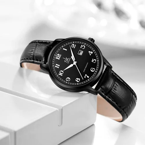 Vista 4 de Gosasa Reloj clásico para mujer, analógico, de cuarzo, con calendario, impermeable, para negocios, para mujer