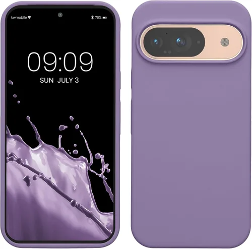 Vista 165 de kwmobile Funda Compatible con Google Pixel 6 Pro - Funda de Teléfono de Silicona TPU con Acabado Suave - Azul Caribe