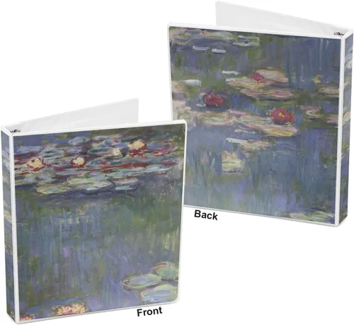 Vista 5 de Claude Monet Water Lilies - Carpeta con 3 anillas, 1 pulgada