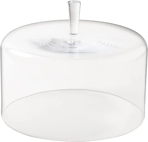 Vista 7 de Costa Nova Cloche de cúpula de vidrio de 12 pulgadas - Colección Coupole, transparente Cubierta para pastel hecha a mano con soplo bucal