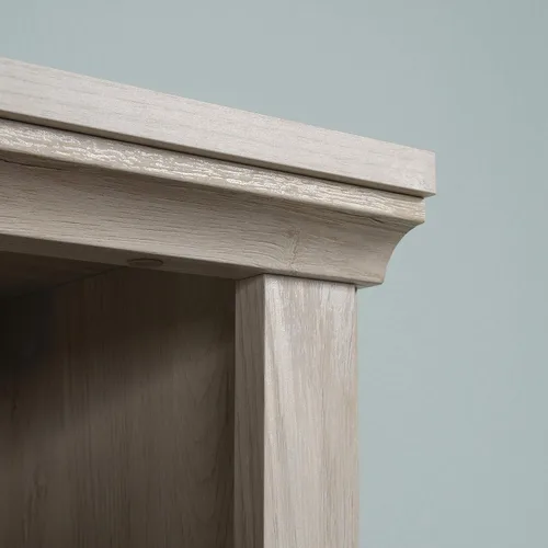 Vista 5 de Sauder Estantería de Almacenamiento Misceláneo con Puertas, Estantes Ajustables, Estantería de 5 Estantes - Acabado Castaño Tizado Chalked Chestnut