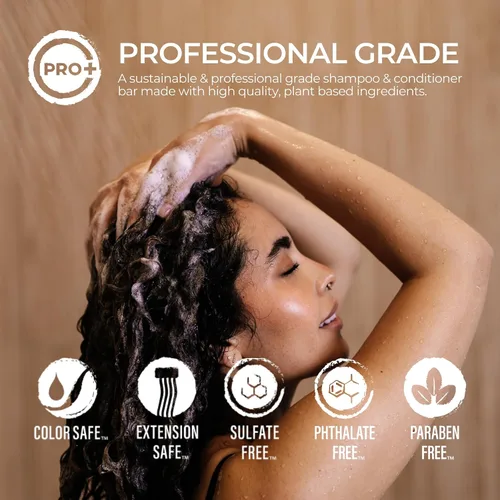 Vista 9 de VIORI Coconut Bliss - Barra de acondicionador hidratante y reparadora avanzada, hecha con agua de arroz y vitaminas para la salud del cabello, barra