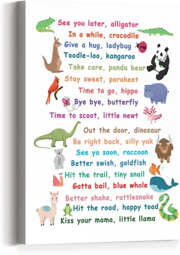 Vista 7 de Lienzo decorativo para pared: rincón de lectura para niños, cita genial para amantes de los libros, perfecto para la habitación de los niños