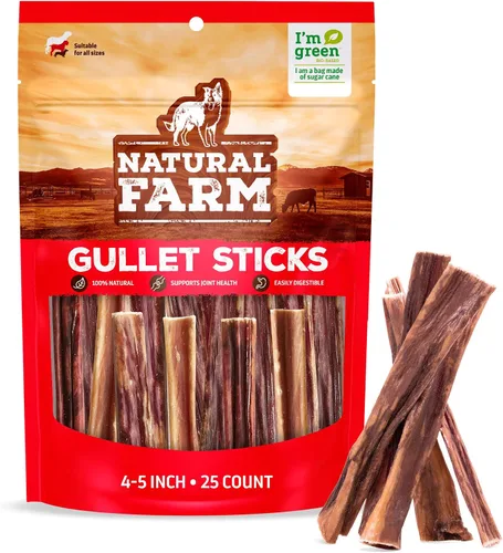 Vista 35 de Natural Farm Golosinas de colágeno trenzadas para perros (30 cm, paquete de 6), palitos de colágeno, golosinas naturales para perros, de larga