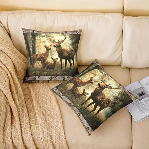 Vista 80 de Guitar Print Double Sides Print Pillow Covers 16"x16",Music Themed Bass Instruments Pillowcase Soft Square Cushion Cases,Rustic Music Score Note