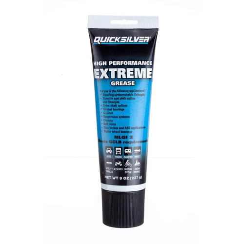 Vista 6 de Quicksilver 8M0071837 Grasa/lubricante extremo de alto rendimiento con PTFE, cartuchos de 3 onzas, paquete de 3