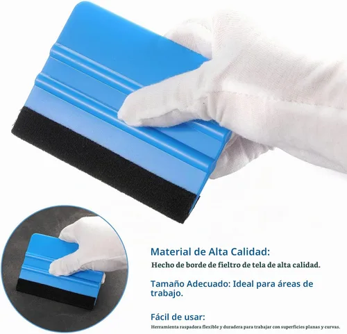 Vista 2 de Frienda 12 piezas de fieltro para vinilo, herramienta de borde de plástico