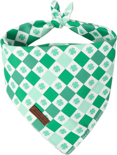 Vista 25 de MR. CHUBBYFACE Pañuelos azules con rayas para perros, reversibles, baberos triangulares, bufanda, accesorios para perros, gatos, mascotas
