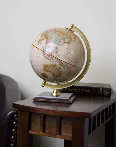 Vista 3 de Replogle Globes Forester Globe, océano antiguo, 9 pulgadas de diámetro, pequeño, multicolor