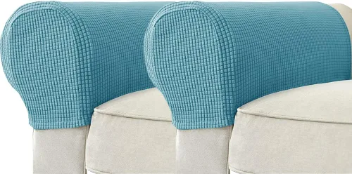 Vista 12 de Funda para reposabrazos, protector de muebles, fundas elásticas para brazos de sofá, funda lavable para sillón, funda de brazo para sofá, silla