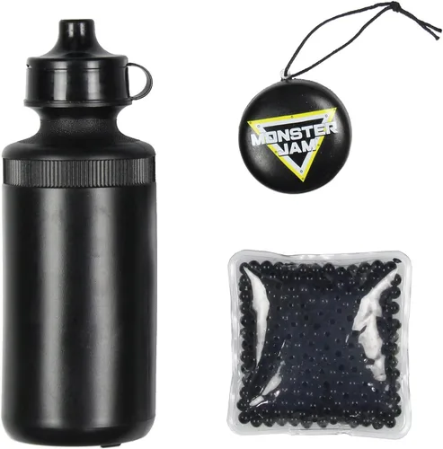 Vista 4 de INTIMO Monster Jam Grave Digger Truck 5 PC Mochila Caja de almuerzo Icepack Botella de agua Llavero