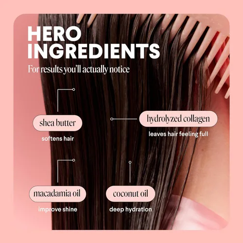 Vista 4 de MONDAY HAIRCARE VOLUME Champú con colágeno hidrolizado y aceite de macadamia para cabello fino, fino y plano, 12.0 fl oz