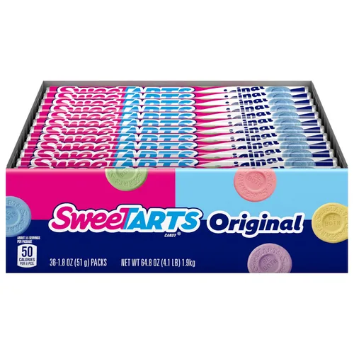 Vista 12 de SweeTARTS Mini caramelos masticables, bolsas de 1.8 onzas (paquete de 48)