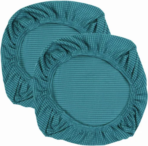 Vista 37 de Yikko - Fundas elásticas de jacquard con licra, con textura de grano de maíz, para sillas, aptas para oficina, comedor, bar, fundas para asientos
