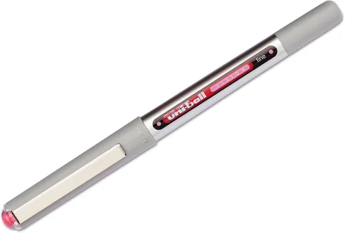 Vista 2 de Uni-ball 60384 Vision Roller Ball Stick Impermeable Bolígrafo Passion Pink Ink Fine Docena