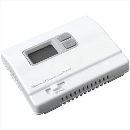 Vista 3 de ICM Controls SC1600L - Termostato de calor no programable Simple Comfort con pantalla retroiluminada, funciona con pilas, sin salida de ventilador