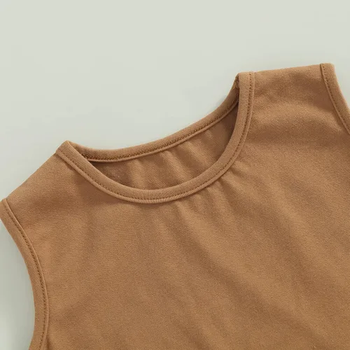 Vista 17 de Mameluco unisex de manga corta para bebé recién nacido, con botones, de una pieza, ropa de color sólido