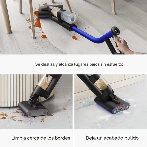 Vista 8 de Dyson WashG1 Limpiador Húmedo (Negro Mate/Azul Ultra)