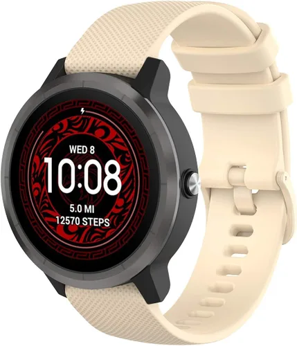 Vista 8 de Correa de reloj diseñada para Coros APEX de 1.654 in/PACE 2, correa ajustable de liberación rápida, bandas de silicona transpirable, pulseras