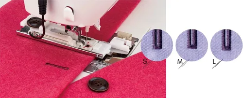Vista 3 de Juki HZL-NX7 Máquina de coser y acolchar de brazo largo de próxima