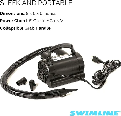 Vista 5 de Swimline Bomba eléctrica para inflables