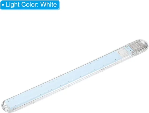 Vista 3 de PATIKIL Luz nocturna USB, portátil, enchufable, pequeña luz LED con 24 cuentas de lámpara con interruptor de sensor táctil, luz USB para baño