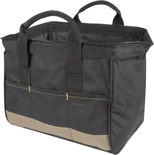 Vista 4 de Custom Leathercraft 1161 Bolsa de boca grande estándar de 12 pulgadas, 14 bolsillos