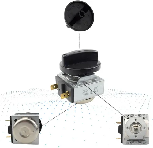 Vista 3 de Temporizador eléctrico de olla a presión con campana Horno microondas Horno mecánico Arrocera interruptor de tiempo 15M 30M 60M 90M 120M (120M)